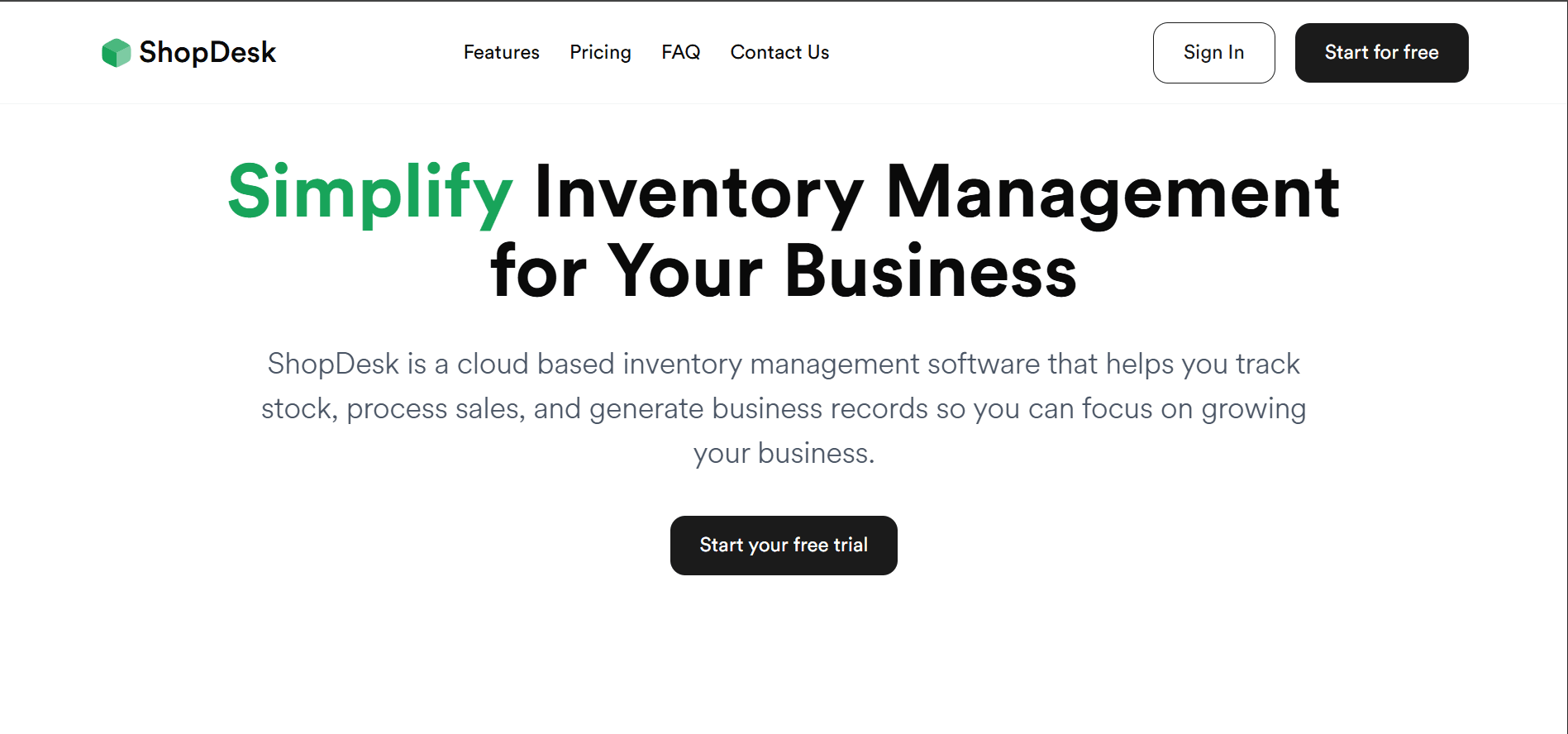 ShopDesk screenshot 1