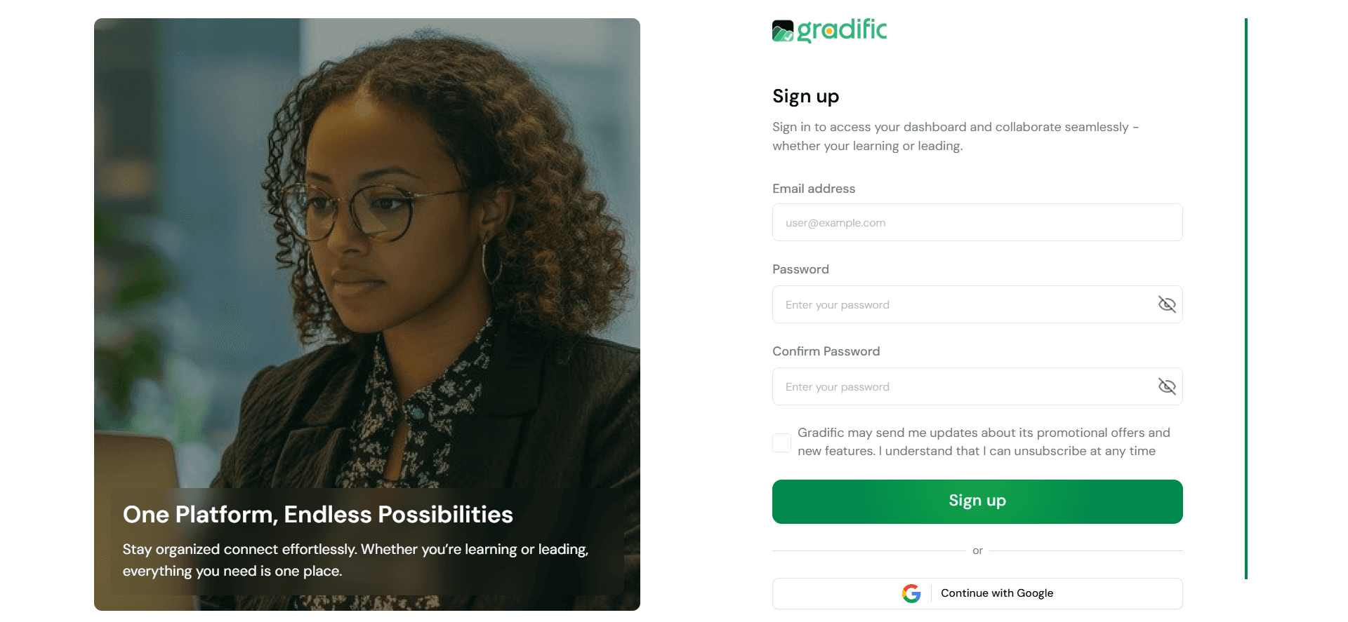 Gradific screenshot 2