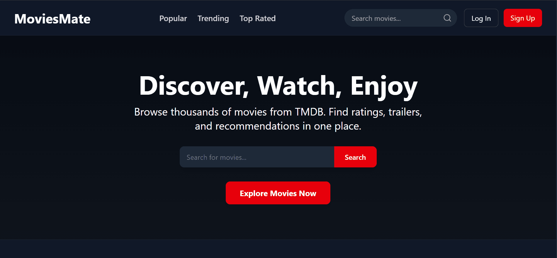 Movies-Mate screenshot 1